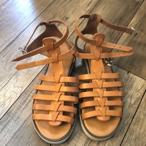 Grecian Leather Sandals